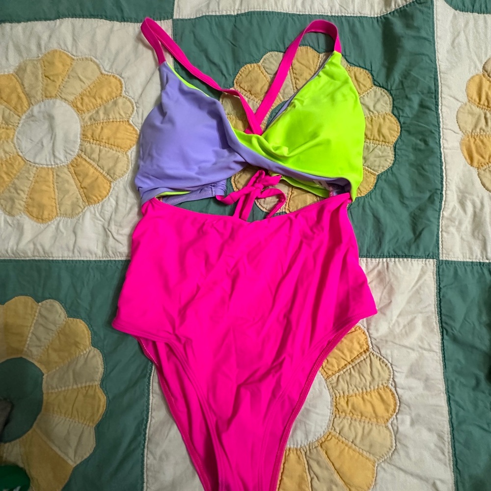 Vibrant One Piece Swimsuit